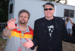 Randy with Rick Nielsen of Cheap Trick