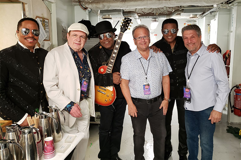 The Jacksons Meet The Talent Execs On The Ultimate Disco Cruise